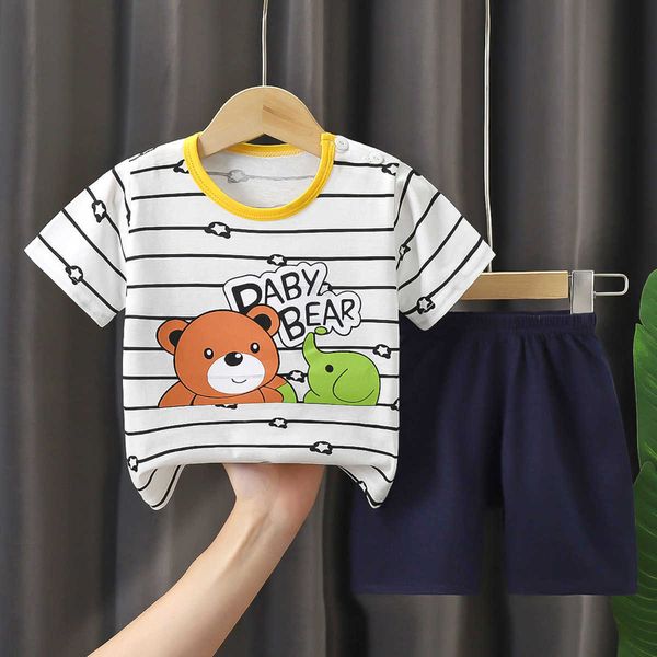 cartoon cute baby boy clothes sets summer kids outfits pants fashion new children's clothing short sleeved suits, White
cartoon cute baby boy clothes sets summer kids outfits pants fashion new children's clothing short sleeved suits, White