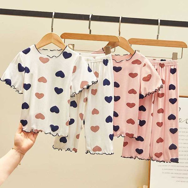 sets year old baby girls home clothing outfits cute casual kids pajamas set thin cool short sleeved tshirt pants twopiece, White
sets year old baby girls home clothing outfits cute casual kids pajamas set thin cool short sleeved tshirt pants twopiece, White