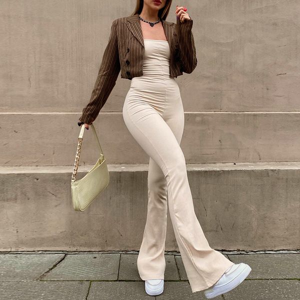 womens jumpsuits rompers ever backless skinny jumpsuit summer elegant sleeveless lace up jumpsuits fashion streetwear flare rompers 230210, Black;white
womens jumpsuits rompers ever backless skinny jumpsuit summer elegant sleeveless lace up jumpsuits fashion streetwear flare rompers 230210, Black;white