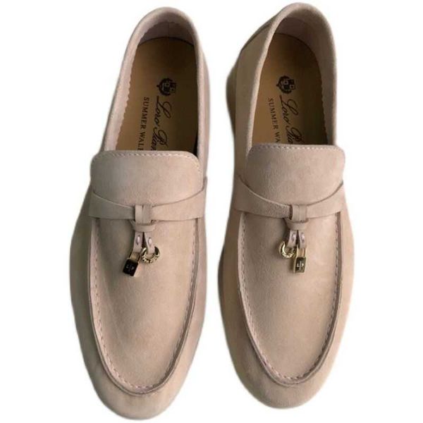 italy designer loropiana shoes lp pure soft sole loafers put on lazy women's flat shoes deerskin, Black;white
italy designer loropiana shoes lp pure soft sole loafers put on lazy women's flat shoes deerskin, Black;white