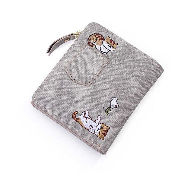 2020 luxury embroidery cat wallet women purse coin pocket kawaii leather wallets money bag card holder girls clutch
2020 luxury embroidery cat wallet women purse coin pocket kawaii leather wallets money bag card holder girls clutch