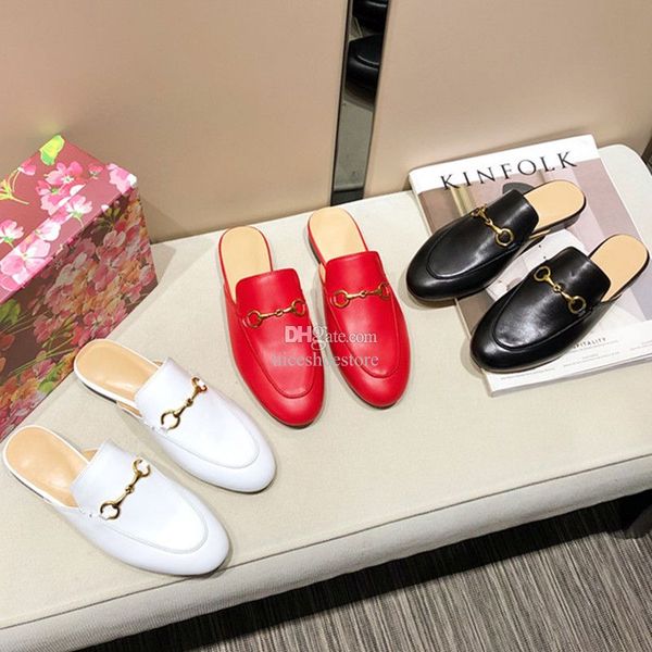with box men luxury leather loafers muller designer slipper mens shoes with buckle fashion men princetown slippers brown casual mules fla zr, Black
with box men luxury leather loafers muller designer slipper mens shoes with buckle fashion men princetown slippers brown casual mules fla zr, Black