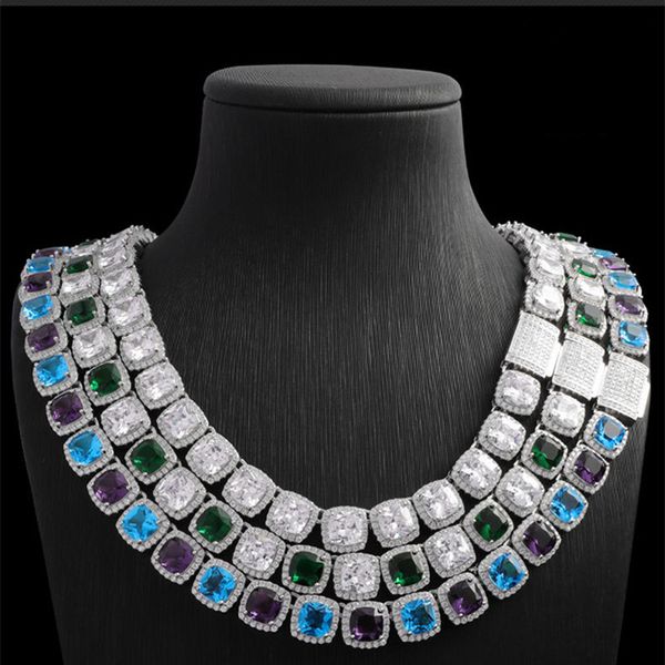 men women bling chain width 12mm 18-24inch gold plated shiny colorful cz cuban chain necklace bracelet jewelry for men punk jewelry, Silver
men women bling chain width 12mm 18-24inch gold plated shiny colorful cz cuban chain necklace bracelet jewelry for men punk jewelry, Silver