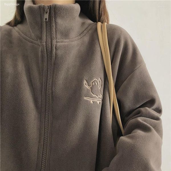 women's hoodies autumn and winter polar fleece zipper turtleneck sweatshirts women's korean version loose all-match plus velvet, Black
women's hoodies autumn and winter polar fleece zipper turtleneck sweatshirts women's korean version loose all-match plus velvet, Black