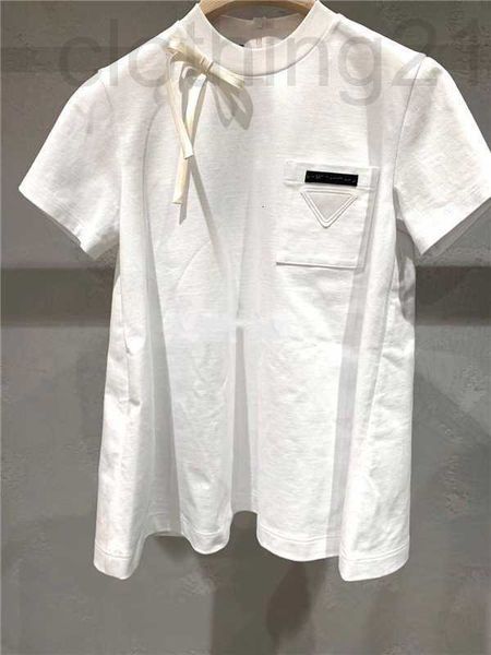 women's t-shirt designer 2022 spring and summer new bow pocket design short sleeve t-shirt cotton loose casual versatile women coqv, White
women's t-shirt designer 2022 spring and summer new bow pocket design short sleeve t-shirt cotton loose casual versatile women coqv, White