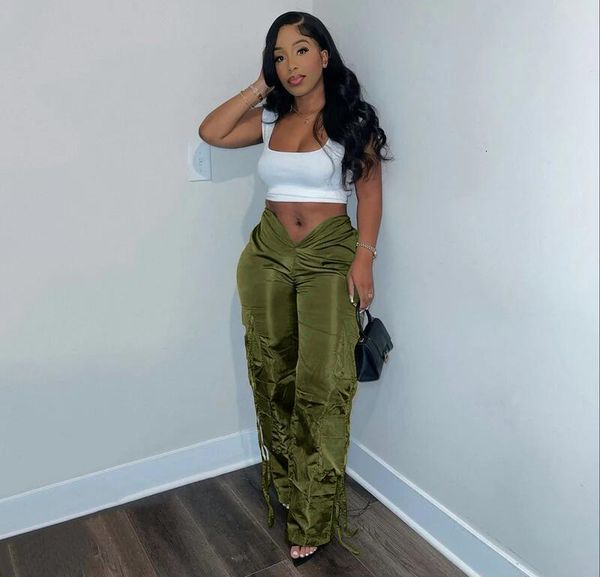 women s pants s ins internet celebrity famou folds bright solid colors 230213, Black;white
women s pants s ins internet celebrity famou folds bright solid colors 230213, Black;white