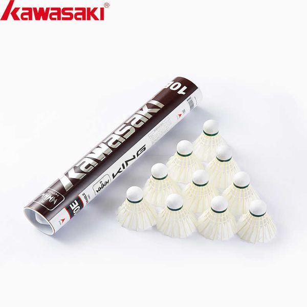 badminton shuttlecocks kawasaki badminton shuttlecock king 10e goose feather shuttlecock training sports speed 76 77 badminton ball j230213
badminton shuttlecocks kawasaki badminton shuttlecock king 10e goose feather shuttlecock training sports speed 76 77 badminton ball j230213
