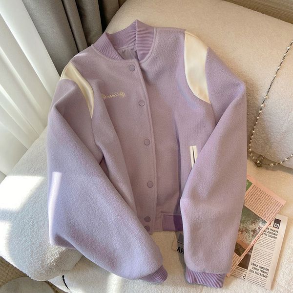 womens jackets deeptown baseball jacket vintage harajuku oversized button jackets purple soft chic varsity clothes winter coats korean fashi, Black;brown
womens jackets deeptown baseball jacket vintage harajuku oversized button jackets purple soft chic varsity clothes winter coats korean fashi, Black;brown