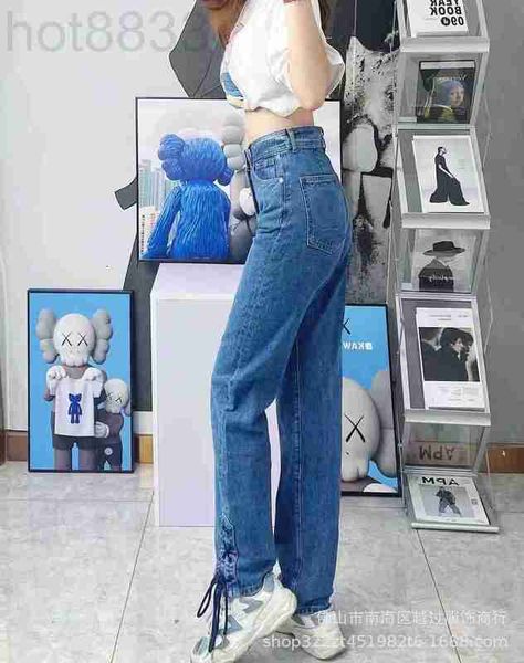 women's jeans designer new back pocket casual denim trousers with tie bow straight leg pants cggd, Blue
women's jeans designer new back pocket casual denim trousers with tie bow straight leg pants cggd, Blue