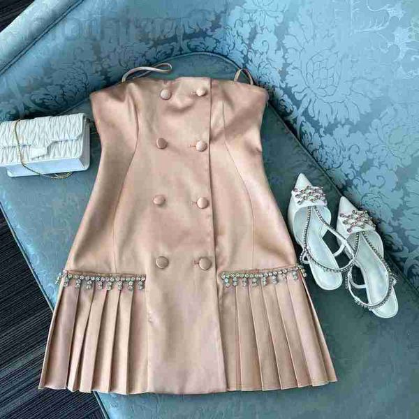 casual dresses designer shenzhen nanyou high-end spring and summer new satin rhinestone decorative button pleated suspender dress women oh6i, Black;gray
casual dresses designer shenzhen nanyou high-end spring and summer new satin rhinestone decorative button pleated suspender dress women oh6i, Black;gray