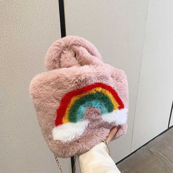 rainbow pattern ladies large capacity faux fur tote bag soft warm fluffy shoulder purse winter plush for women 2023 new
rainbow pattern ladies large capacity faux fur tote bag soft warm fluffy shoulder purse winter plush for women 2023 new