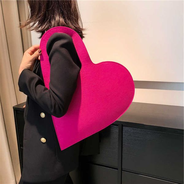 ultralight fashion heart handbag women felt handle bag shopping tote shoulder 2023 trendy candy color new purse
ultralight fashion heart handbag women felt handle bag shopping tote shoulder 2023 trendy candy color new purse