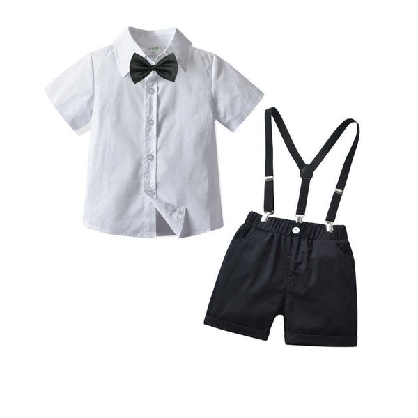 clothing sets short sleeve shirt with pants set summer children suspenders outfits fashion boys clothes suit, White
clothing sets short sleeve shirt with pants set summer children suspenders outfits fashion boys clothes suit, White