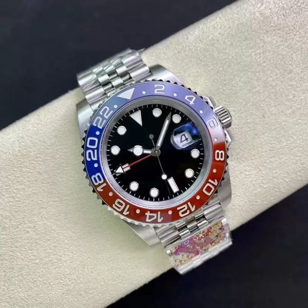 with original box mens automatic mechanical watches 41mm full stainless steel red blue ceramic sapphire glass super luminous wristwatch, Slivery;brown
with original box mens automatic mechanical watches 41mm full stainless steel red blue ceramic sapphire glass super luminous wristwatch, Slivery;brown