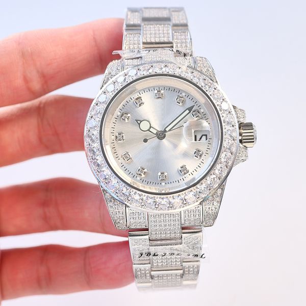 diamond mens watch automatic mechanical watchs stainless steel strap 42mm watch designer sapphire waterproof luminous watches, Slivery;brown
diamond mens watch automatic mechanical watchs stainless steel strap 42mm watch designer sapphire waterproof luminous watches, Slivery;brown