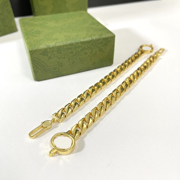 2023 luxury chain fashion designer gold bracelet wearable for men and women no box, Black
2023 luxury chain fashion designer gold bracelet wearable for men and women no box, Black