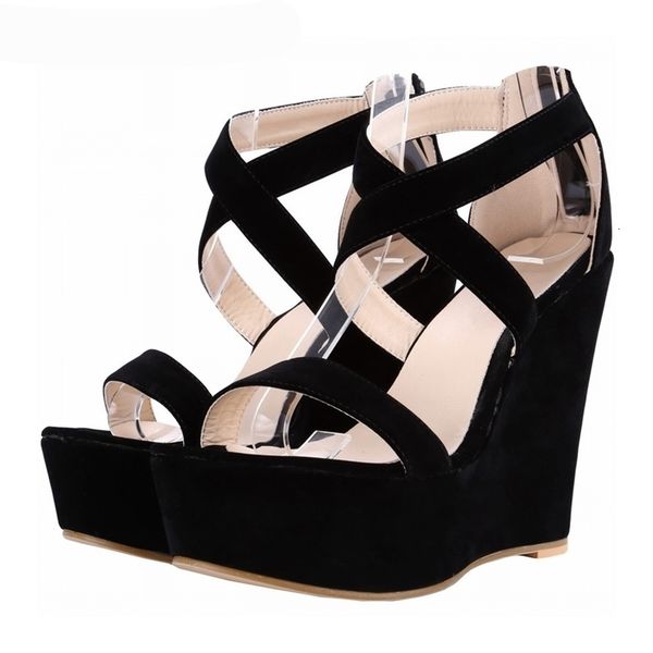sandals summer style women's luxury thick botton wedges shoes for women high heel wedge heels gladiator ladies woman f0175 230213, Black
sandals summer style women's luxury thick botton wedges shoes for women high heel wedge heels gladiator ladies woman f0175 230213, Black