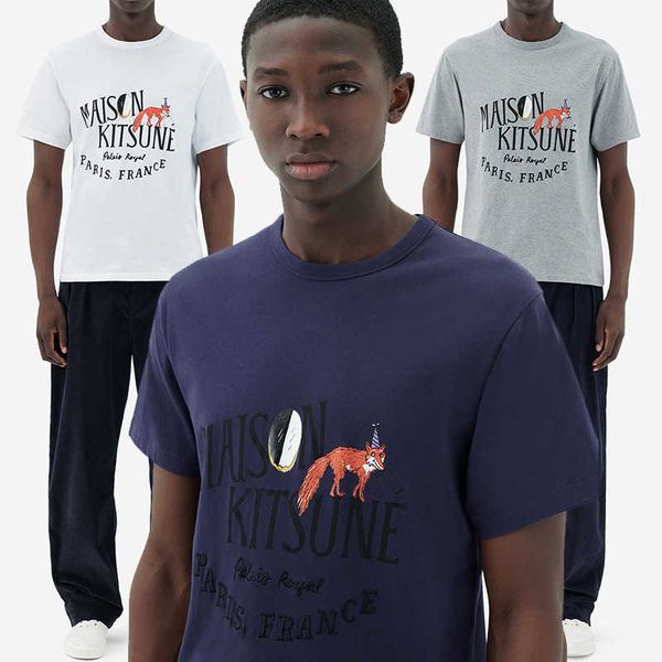 maison kitsune women designer t shirt fashion embroidered printed cotton round neck short sleeve t-shirt women, White
maison kitsune women designer t shirt fashion embroidered printed cotton round neck short sleeve t-shirt women, White