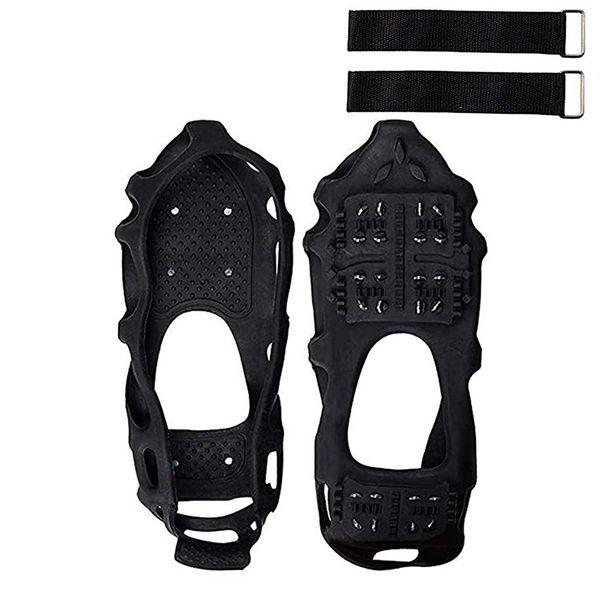 crampons 1pair antislip shoe cover winter ice gripper 24 spikes for s traction cleats snow walking hiking outdoor 230213, Black;blue
crampons 1pair antislip shoe cover winter ice gripper 24 spikes for s traction cleats snow walking hiking outdoor 230213, Black;blue