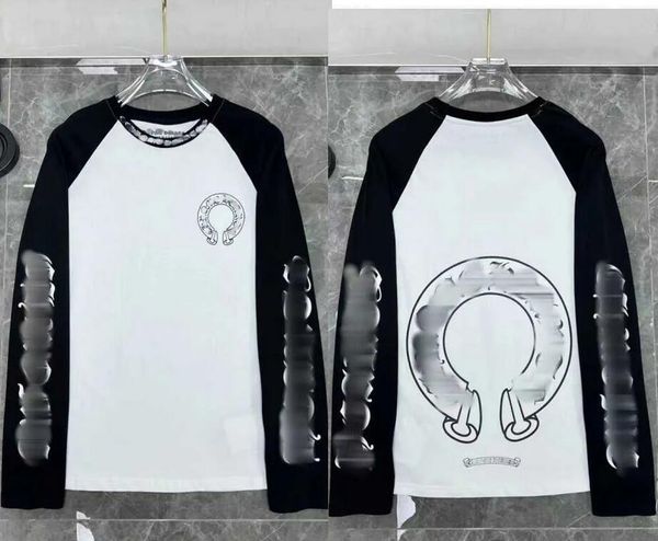 fashion womens heart designer sweatshirts classic brand ch loose horseshoe sanskrit print luxury long sleeve t-shirt chromes pullover coat, Black
fashion womens heart designer sweatshirts classic brand ch loose horseshoe sanskrit print luxury long sleeve t-shirt chromes pullover coat, Black