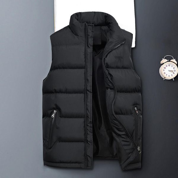 men's vests men vest jacket cotton padded solid color stand collar windproof autumn winter embroidery letter waistcoat for working 2302, Black;white
men's vests men vest jacket cotton padded solid color stand collar windproof autumn winter embroidery letter waistcoat for working 2302, Black;white