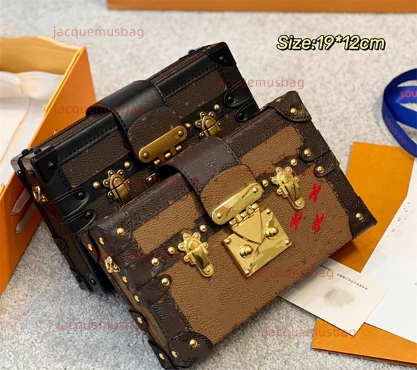women underarm bag petite malle handbag trunk tote shoulder crossbody bags chain wallet luxurious designer lady messenger purse satchels sac