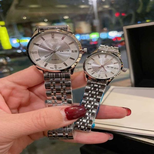 bangle romantic couple fashion leisure men and women charm watch steel band three needle calendar week quartz 2302, Black
bangle romantic couple fashion leisure men and women charm watch steel band three needle calendar week quartz 2302, Black