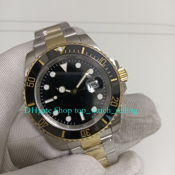 8 style with box automatic watches for mens date 41mm ceramic two-tone gold black dial bracelet folding clasp asia 2813 movement dive sport, Slivery;golden
8 style with box automatic watches for mens date 41mm ceramic two-tone gold black dial bracelet folding clasp asia 2813 movement dive sport, Slivery;golden