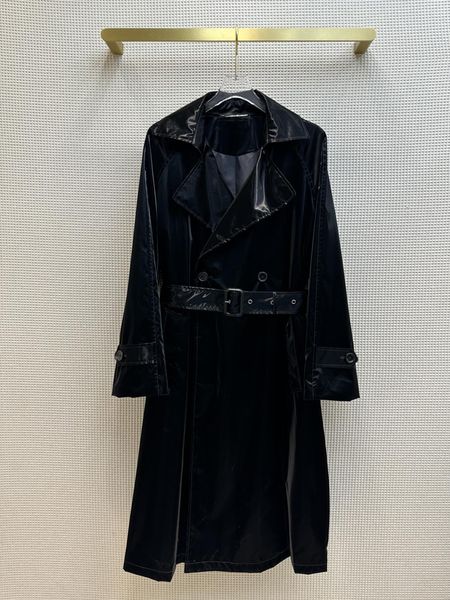 women's jackets spring coat for women double breasted clothing bright fabric fashion trendtexture effect belted trench 230213, Black;brown
women's jackets spring coat for women double breasted clothing bright fabric fashion trendtexture effect belted trench 230213, Black;brown