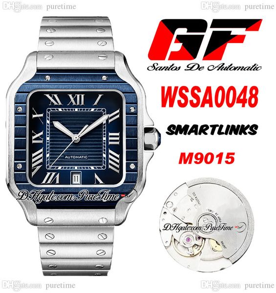 gf v2 wssa004 miyota 9015 automatic mens watch two tone blue bezel dial white roman markers quick switch stainless steel bracelet super edit, Slivery;brown
gf v2 wssa004 miyota 9015 automatic mens watch two tone blue bezel dial white roman markers quick switch stainless steel bracelet super edit, Slivery;brown
