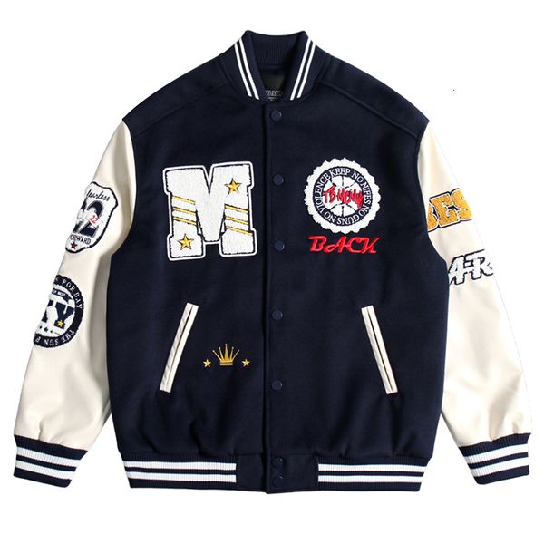 womens jackets couple style american m letter heavy industry embroidery multi standard baseball uniform loose large size casual wear 230213, Black;brown
womens jackets couple style american m letter heavy industry embroidery multi standard baseball uniform loose large size casual wear 230213, Black;brown