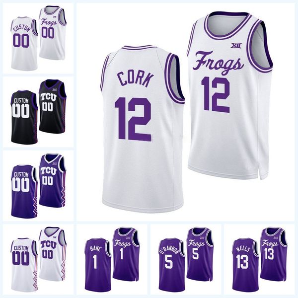 custom tcu horned frogs ncaa college basketball jersey 2022-23 micah peavy desmond bane desmond bane mike miles emanuel miller chuck o', Black
custom tcu horned frogs ncaa college basketball jersey 2022-23 micah peavy desmond bane desmond bane mike miles emanuel miller chuck o', Black