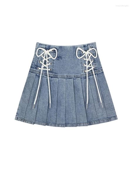 skirts vintage y2k blue women's denim pleated casual fashion harajuku female korean bandage high waist a-line mini skirt summer, Black
skirts vintage y2k blue women's denim pleated casual fashion harajuku female korean bandage high waist a-line mini skirt summer, Black
