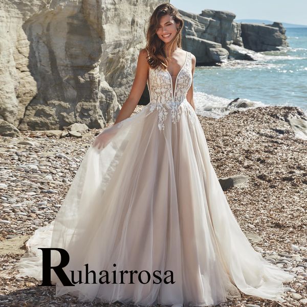 party dresses ruhair simple tank backless deep v neck wedding a line button for women appliques vestidos de novia formal brides gown 230213, White;black
party dresses ruhair simple tank backless deep v neck wedding a line button for women appliques vestidos de novia formal brides gown 230213, White;black