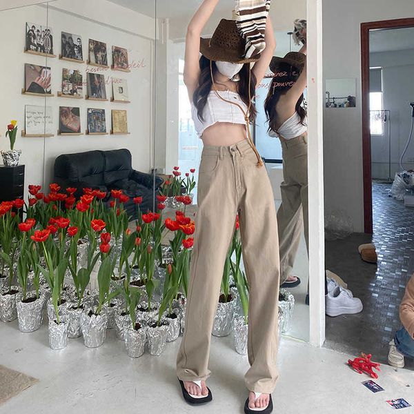 new autumn korean jeans women's high waist thin wide leg pants loose straight tube vertical feeling mop, Blue
new autumn korean jeans women's high waist thin wide leg pants loose straight tube vertical feeling mop, Blue