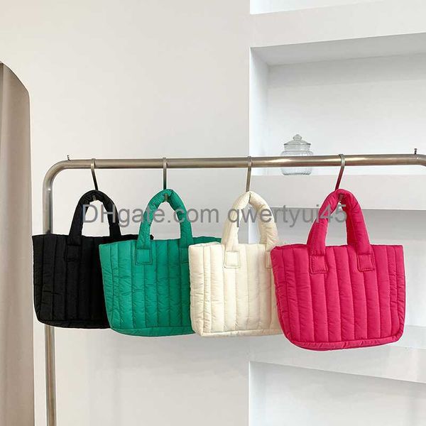 totes casual nylon quilted women handbags designer padded lady hand bags luxury down cotton small tote bag warm winter puffy purses 021323h
totes casual nylon quilted women handbags designer padded lady hand bags luxury down cotton small tote bag warm winter puffy purses 021323h