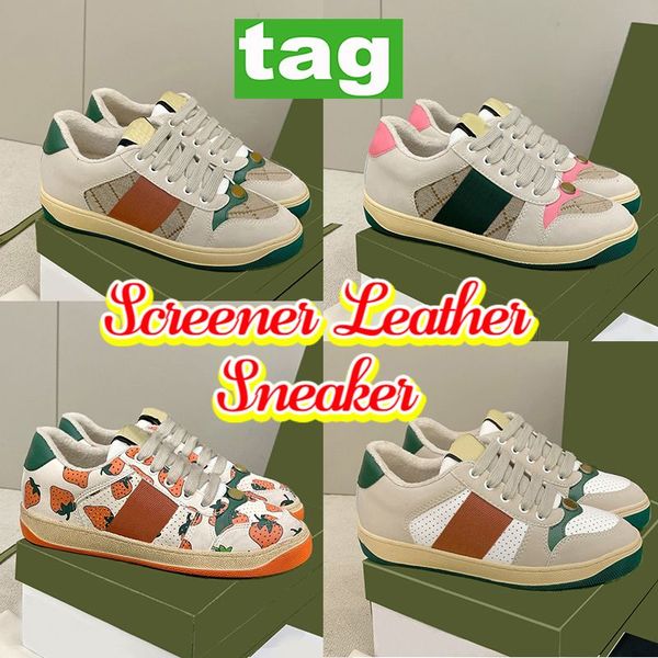 with box designer sneakers ggity shoes screener leather casual shoes guccie jewelry embellished blue purple white red beige ebony green obsi, Black
with box designer sneakers ggity shoes screener leather casual shoes guccie jewelry embellished blue purple white red beige ebony green obsi, Black