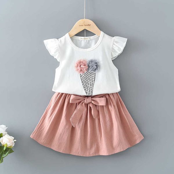 chidren's casual outfits cute bow costumes girls summer clothes sets kids baby sweet ice tshirt and skirt clothing suit, White
chidren's casual outfits cute bow costumes girls summer clothes sets kids baby sweet ice tshirt and skirt clothing suit, White