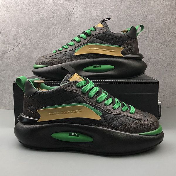 british designer wedding dress party shoes fashion breathable vulcanized casual sneakers round toe thick bottom business driving walking loa, Black
british designer wedding dress party shoes fashion breathable vulcanized casual sneakers round toe thick bottom business driving walking loa, Black