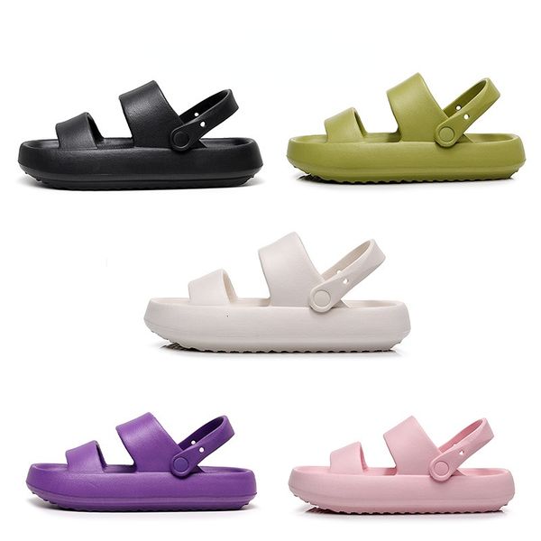 sandals summer thick platform slippers double row couple flat women soft bottom cloud heel indoor wearresistant shoes 230213, Black
sandals summer thick platform slippers double row couple flat women soft bottom cloud heel indoor wearresistant shoes 230213, Black