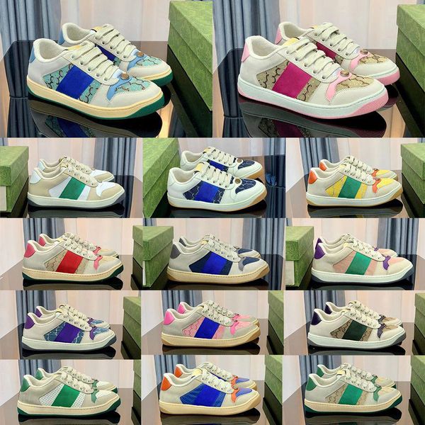 with box designer sneakers ggity shoes italy dirty leather shoe green red stripe luxurys designers canvas ace casual shoes classic butter wn, Black
with box designer sneakers ggity shoes italy dirty leather shoe green red stripe luxurys designers canvas ace casual shoes classic butter wn, Black