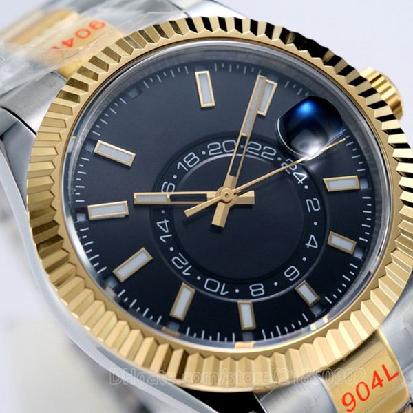 champagne dial oyster bracelet designer watches skydweller automatic 18kt yellow gold rolesor case black index hour markers mens wristwatch, Slivery;brown
champagne dial oyster bracelet designer watches skydweller automatic 18kt yellow gold rolesor case black index hour markers mens wristwatch, Slivery;brown