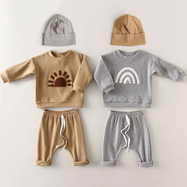 clothing sets fashion baby clothes set spring toddler boy girl casual sweater loose trouser 2pcs born outfits 230213, White
clothing sets fashion baby clothes set spring toddler boy girl casual sweater loose trouser 2pcs born outfits 230213, White