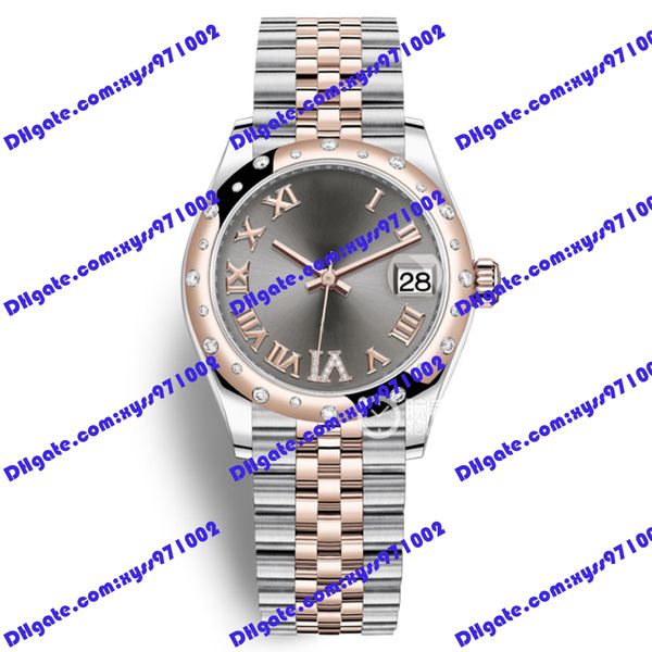 selling fashion women's watch 31mm gray roman dial 278341 178344 278248 diamond ring 18k rose gold stainless steel strap luxury watch a, Slivery;brown
selling fashion women's watch 31mm gray roman dial 278341 178344 278248 diamond ring 18k rose gold stainless steel strap luxury watch a, Slivery;brown