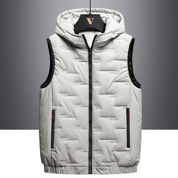 men's vests selling mens winter down men casual waistcoat sleeveless jackets male hooded plus size 8xl 230213, Black;white
men's vests selling mens winter down men casual waistcoat sleeveless jackets male hooded plus size 8xl 230213, Black;white