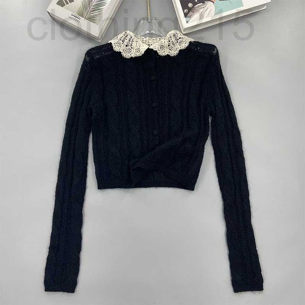 women's knits & tees designer miu doll collar sweet knitted long-sleeved cardigan mohair light coat new in autumn and winter 2022 sq9p, White
women's knits & tees designer miu doll collar sweet knitted long-sleeved cardigan mohair light coat new in autumn and winter 2022 sq9p, White