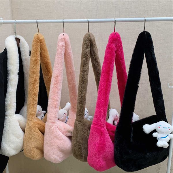 super cute girl furry shoulder bags totes women's soft plush messenger bag 2023 new harajuku lolita handbag japanese korean
super cute girl furry shoulder bags totes women's soft plush messenger bag 2023 new harajuku lolita handbag japanese korean