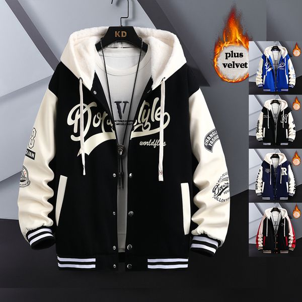 mens jackets autumn winter thermal fleece jacket men print harajuku casual no pilling coat streetwear hip hop patchwork baseball 230213, Black;brown
mens jackets autumn winter thermal fleece jacket men print harajuku casual no pilling coat streetwear hip hop patchwork baseball 230213, Black;brown