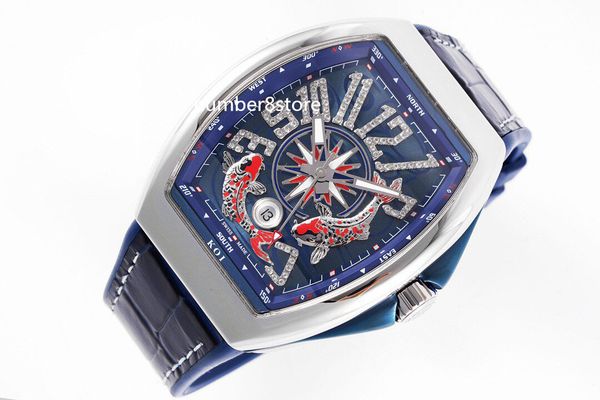abf v45 vanguard blue mens watch tonneau arabic numeral luxury watches cz02 automatic movment stainless steel sapphire crystal water resista, Slivery;brown
abf v45 vanguard blue mens watch tonneau arabic numeral luxury watches cz02 automatic movment stainless steel sapphire crystal water resista, Slivery;brown