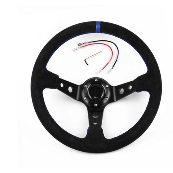 14inch red suede leather deep dish universal racing car rally drift sport steering wheel
14inch red suede leather deep dish universal racing car rally drift sport steering wheel